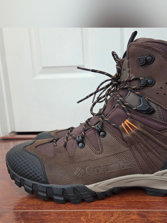 Columbia Men\'s GeoTerra OutDry Brown Leather Boot Size 13 Waterproof Hiking main image 6
